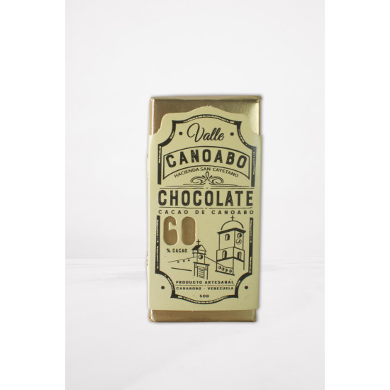 Barra de Chocolate 60% cacao de Canoabo Chocolates Barra de Chocolate 60% cacao de Canoabo Chocolates