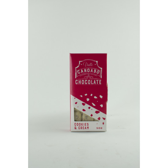 Barra de Chocolate Cookies and Cream de Canoabo Chocolates Barra de Chocolate Cookies and Cream de Canoabo Chocolates