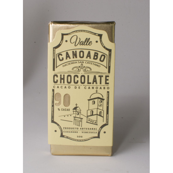 Barra de Chocolate 90% cacao de Canoabo Chocolates Barra de Chocolate 90% cacao de Canoabo Chocolates