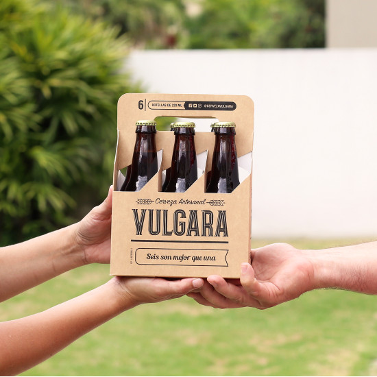 Six Pack de Cerveza Artesanal Vulgara Pale Ale de 220 ml 