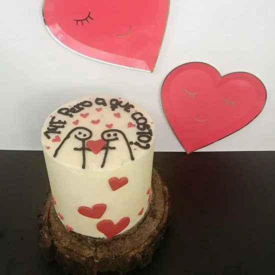 Mini Cake relleno (diseño personalizado) de Coscorrón Mini Cake relleno (diseño personalizado) de Coscorrón