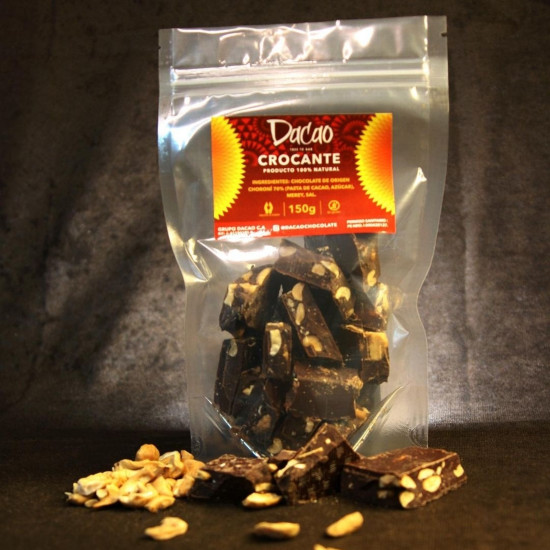 Crocante de Chocolate Choroní al 70% y Merey (150 g) de Chocolates Dacao Crocante de Chocolate Choroní al 70% y Merey (150 g) de Chocolates Dacao