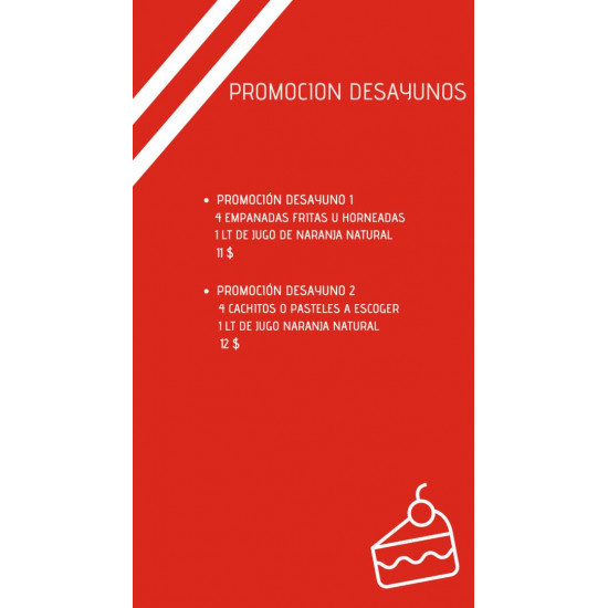 Promoción Desayuno #2 de Danubio Promoción Desayuno #2 de Danubio