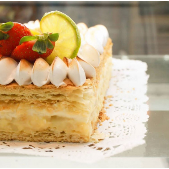 Milhoja de Crema Pastelera de Danubio Milhoja de Crema Pastelera de Danubio