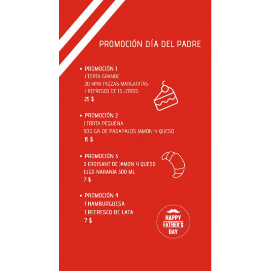 Promoción 4 Día del Padre de Danubio Promoción 4 Día del Padre de Danubio