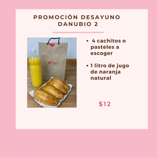 Promoción Desayuno #2 de Danubio Promoción Desayuno #2 de Danubio