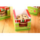 Paquete de 10 cajas de regalos para 1 ponquecito cupcake modelo Navidad Paquete de 10 cajas de regalos para 1 ponquecito cupcake modelo Navidad