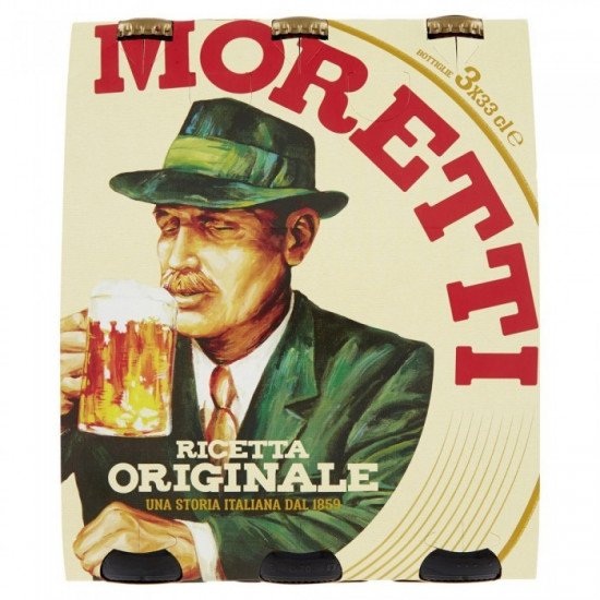Cerveza Moretti 3 X 33 cl Cerveza Moretti 3 X 33 cl