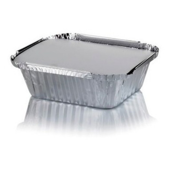 Caja de Envases de aluminio con tapa de anime 420 (250 und)