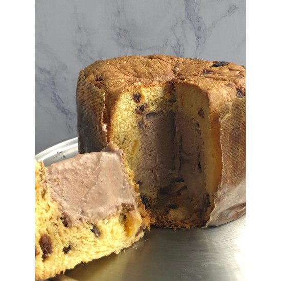 Panettone relleno de helado artesanal 900 g de Gelato e Caffe Panettone relleno de helado artesanal 900 g de Gelato e Caffe