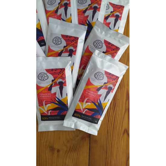 Barra de chocolate Venancio Martínez 70 g Herencia Divina 65% cacao Barra de chocolate Venancio Martínez 70 g Herencia Divina 65% cacao