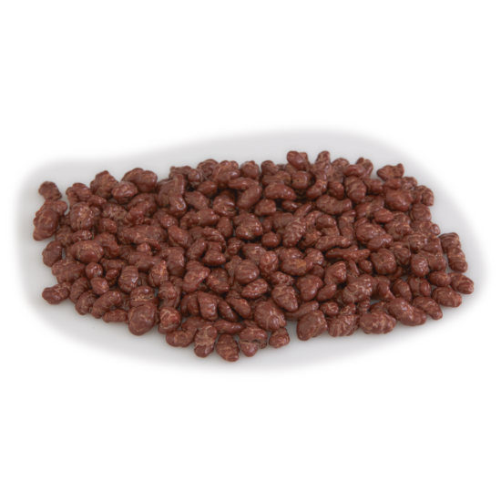Caja de Cereal (arroz inflado) cubierto con chocolate de leche (500 gr) de Chocolates La Marcona 
