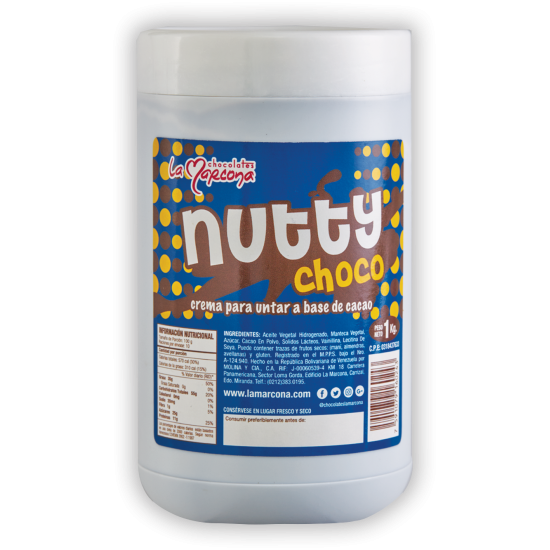 Caja de Nutty Choco (8 unidades) de Chocolates La Marcona