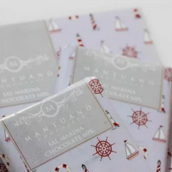 Barra de chocolate 60% con sal marina Mantuano de 40 g Barra de chocolate 60% con sal marina Mantuano de 40 g