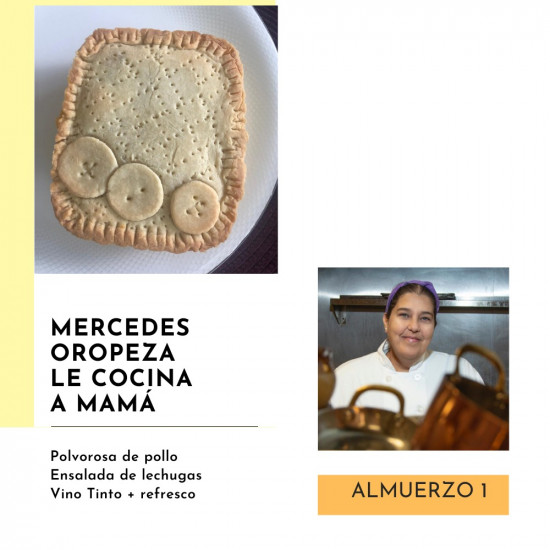 Almuerzo 1 Mercedes Oropeza le cocina a Mamá Almuerzo 1 Mercedes Oropeza le cocina a Mamá