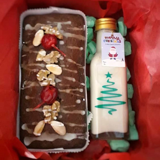 Combo Navidad Tradicional (Torta negra y Ponche) de Nany Cake
