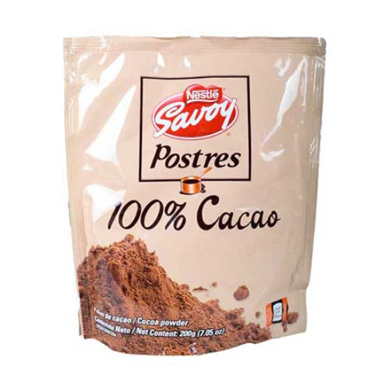 Savoy Postres Chocolate 100% de cacao 200 g de Nestlé