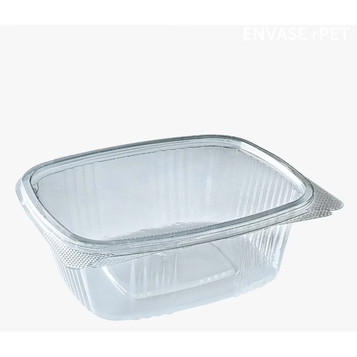 Envase plástico triangular tapa baja - rPET - Pet2Go Venezuela