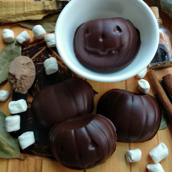 Bomba Calabaza de Chocolate Caliente (40 g) de Querencia Cacao