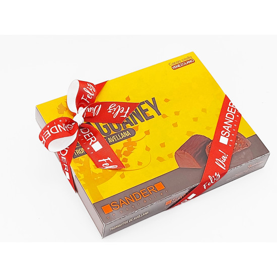 Araguaney Tronquitos de Avellana caja de 9 bombones Sander Chocolatier