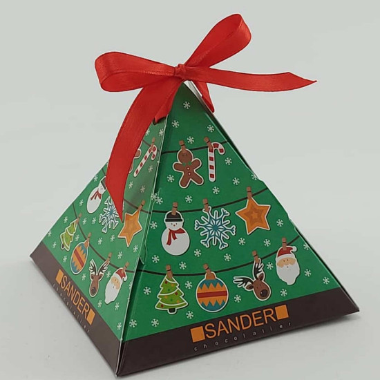 Bambalina Feliz Navidad con chocolates de Sander Chocolatier