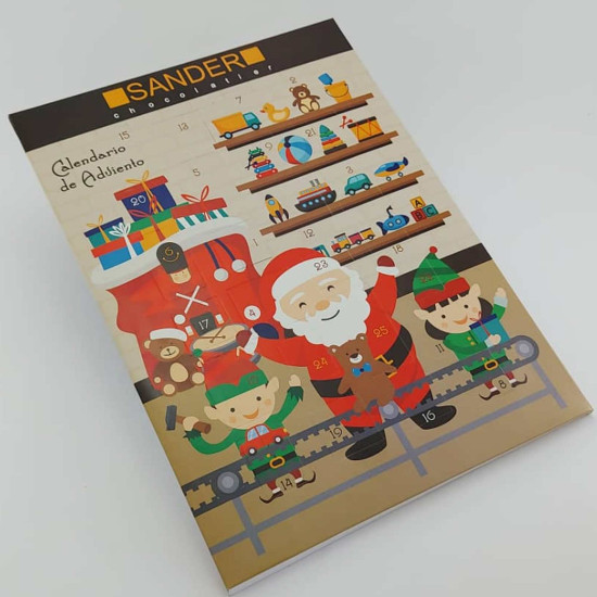 Especial Navidad Calendario de Adviento de Santa Workshop de Sander Chocolatier