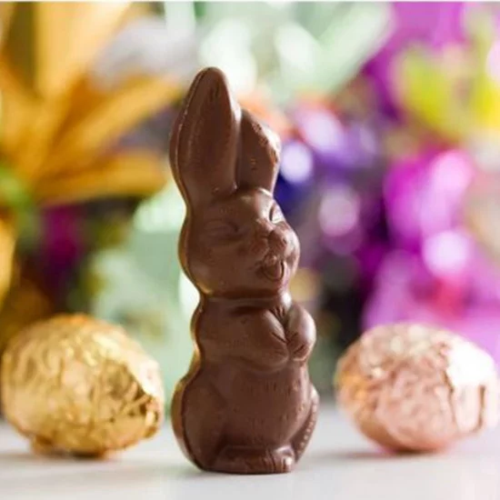 Especial Pascua Conejo de Pascua y 2 huevos de chocolate de Sander Chocolatier Especial Pascua Conejo de Pascua y 2 huevos de chocolate de Sander Chocolatier