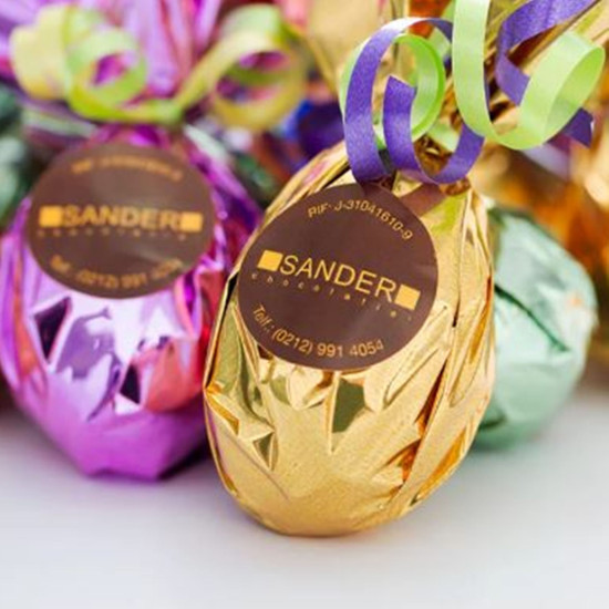 Especial Pascua Huevo de Pascua de chocolate 6 cm Sander Chocolatier