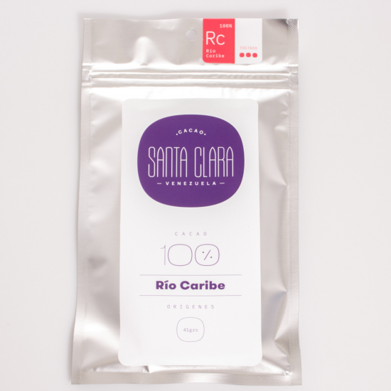 Barra de Chocolate 100% con Cacao Río Caribe Cacao Santa Clara Barra de Chocolate 100% con Cacao Río Caribe Cacao Santa Clara
