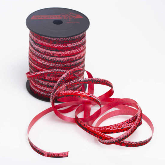 Rollo de Cinta de regalo Power Color Rosado Oscuro con franjas (1 cm X 250 m) 