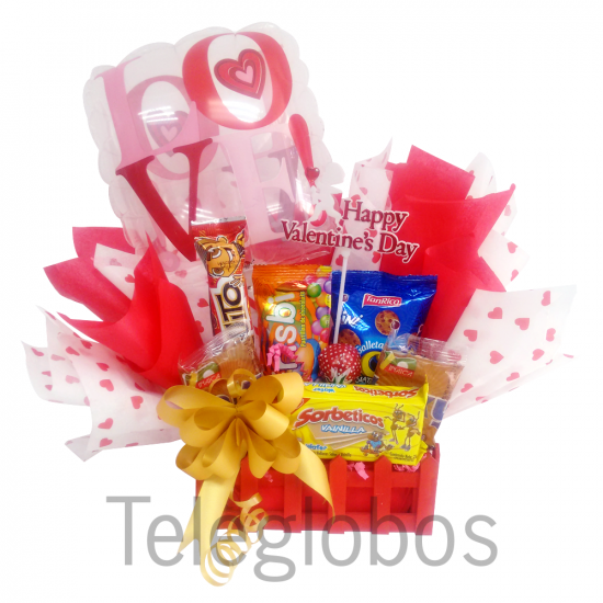 Arreglo de globos Pookie Love Arreglo de globos Pookie Love
