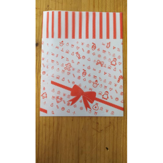 Bolsas de Regalo Transparente Peq. Figuritas de Navidad Bolsas de Regalo Transparente Peq. Figuritas de Navidad