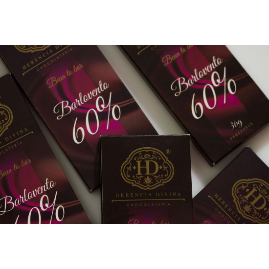 Barra de chocolate Herencia Divina 60% cacao Barlovento 36 g Barra de chocolate Herencia Divina 60% cacao Barlovento 36 g