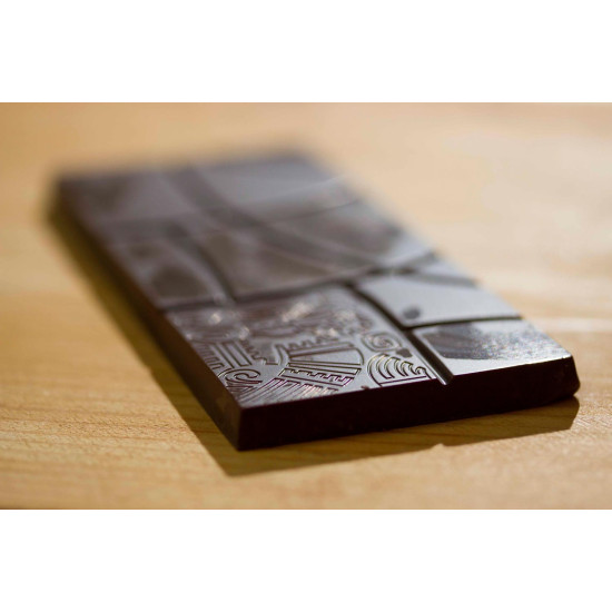 Barra de chocolate Herencia Divina 70% cacao sabores de mi tierra 36 g