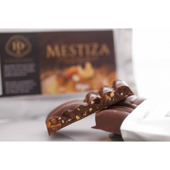 Barra de chocolate con leche Herencia Divina Mestiza 53% cacao 80 g Barra de chocolate con leche Herencia Divina Mestiza 53% cacao 80 g