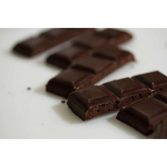 Barra de chocolate oscuro 62% con sal marina Mantuano de 80 g