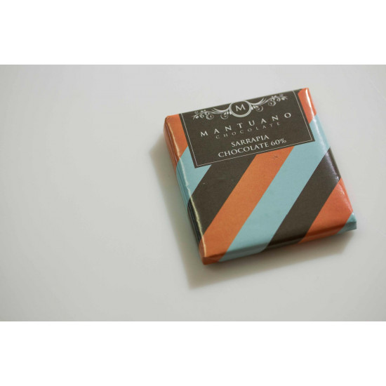Barra de chocolate 60% con sarrapia Mantuano de 40 g Barra de chocolate 60% con sarrapia Mantuano de 40 g