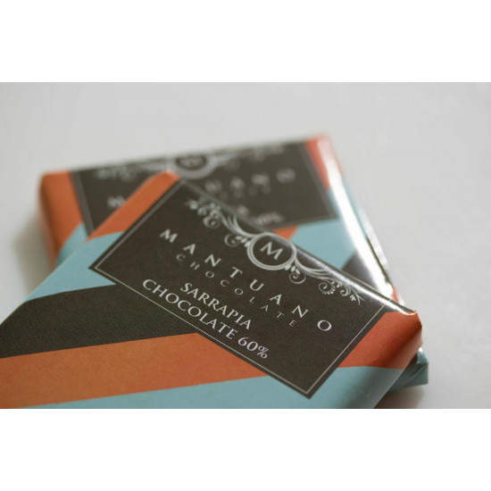 Barra de chocolate 60% con sarrapia Mantuano de 40 g Barra de chocolate 60% con sarrapia Mantuano de 40 g