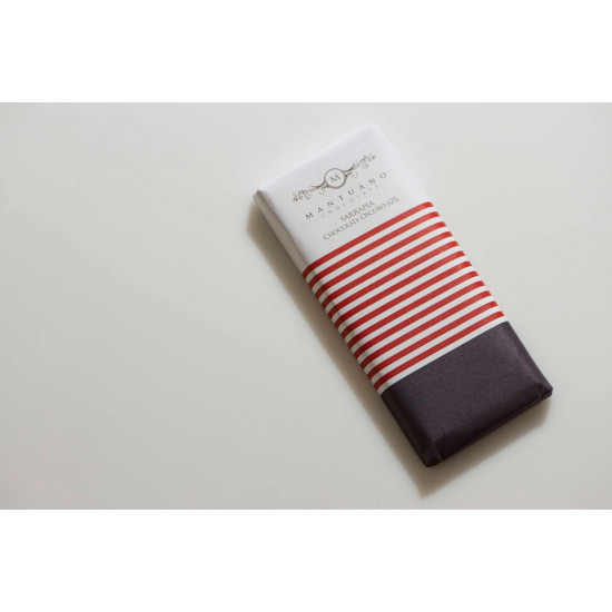 Barra de chocolate oscuro 62% con sarrapia Mantuano de 80 g Barra de chocolate oscuro 62% con sarrapia Mantuano de 80 g