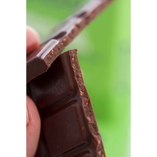 Carré de chocolate oscuro 73% con limón y pimienta (45 g) de Sander Chocolatier