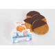 Wafles con caramelo cubierto de chocolate de Sander Chocolatier 4 unidades Wafles con caramelo cubierto de chocolate de Sander Chocolatier 4 unidades