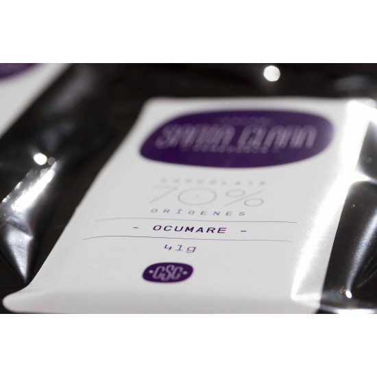 Barra de Chocolate 70% con Cacao Ocumare Cacao Santa Clara Barra de Chocolate 70% con Cacao Ocumare Cacao Santa Clara
