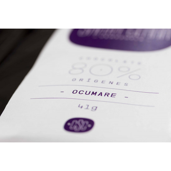 Barra de Chocolate 80% con Cacao Ocumare Cacao Santa Clara Barra de Chocolate 80% con Cacao Ocumare Cacao Santa Clara
