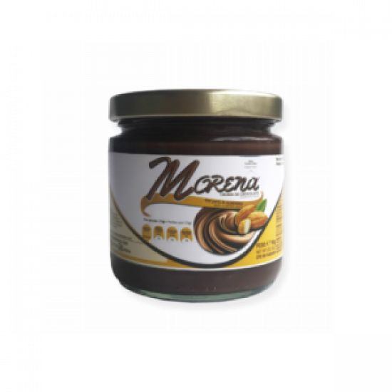 Crema untable de chocolate con almendras 200g de Crema Morena Crema untable de chocolate con almendras 200g de Crema Morena