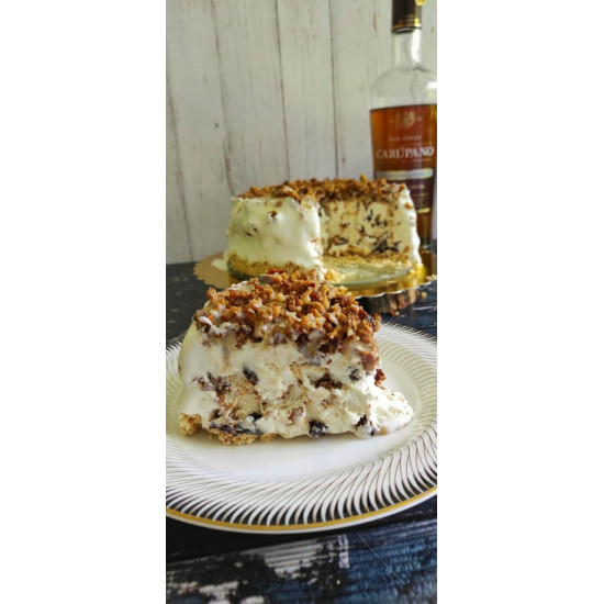 Torta helada de Ron con Pasas y Crocante mediana de Limonada Cake Torta helada de Ron con Pasas y Crocante mediana de Limonada Cake