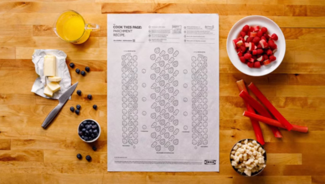 Ideas de Ikea: Cocinar sobre la hoja del recetario