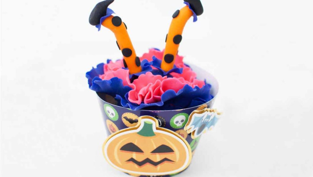 Halloween con Maite Caridad: Cupcakes de Snickers con Nutella y Sirope de Caramelo